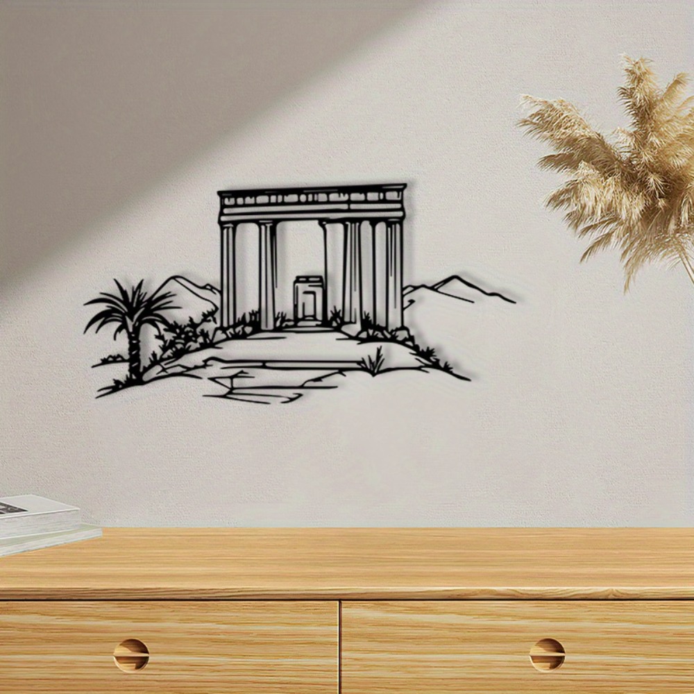 Sustainable Living Products - CIFBUY Eisen-Wandkunst, religiöses Wandbild, Metallskulptur, pulverbeschichtete